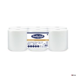 Ręcznik w roli centralnego dozowania midi (6rolek) biały, celuloza, 2w, 150m, PREMIUM, 96601, BULKYSOFT