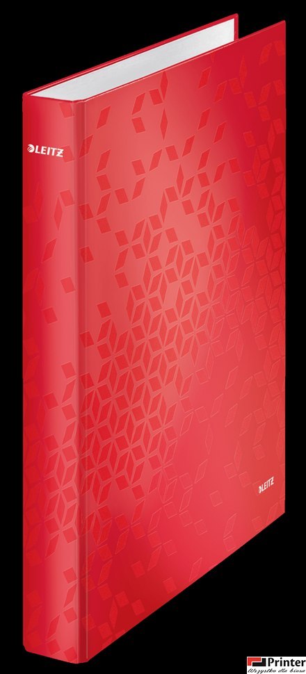 Segregator ringowy WOW Leitz A4 2DR/25mm, czerwony 42410026